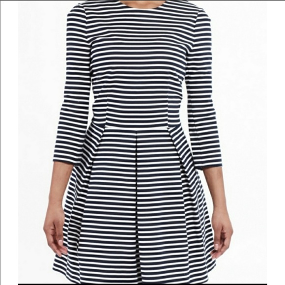 GAP Dresses & Skirts - Gap nautical stripe fit and flare dress